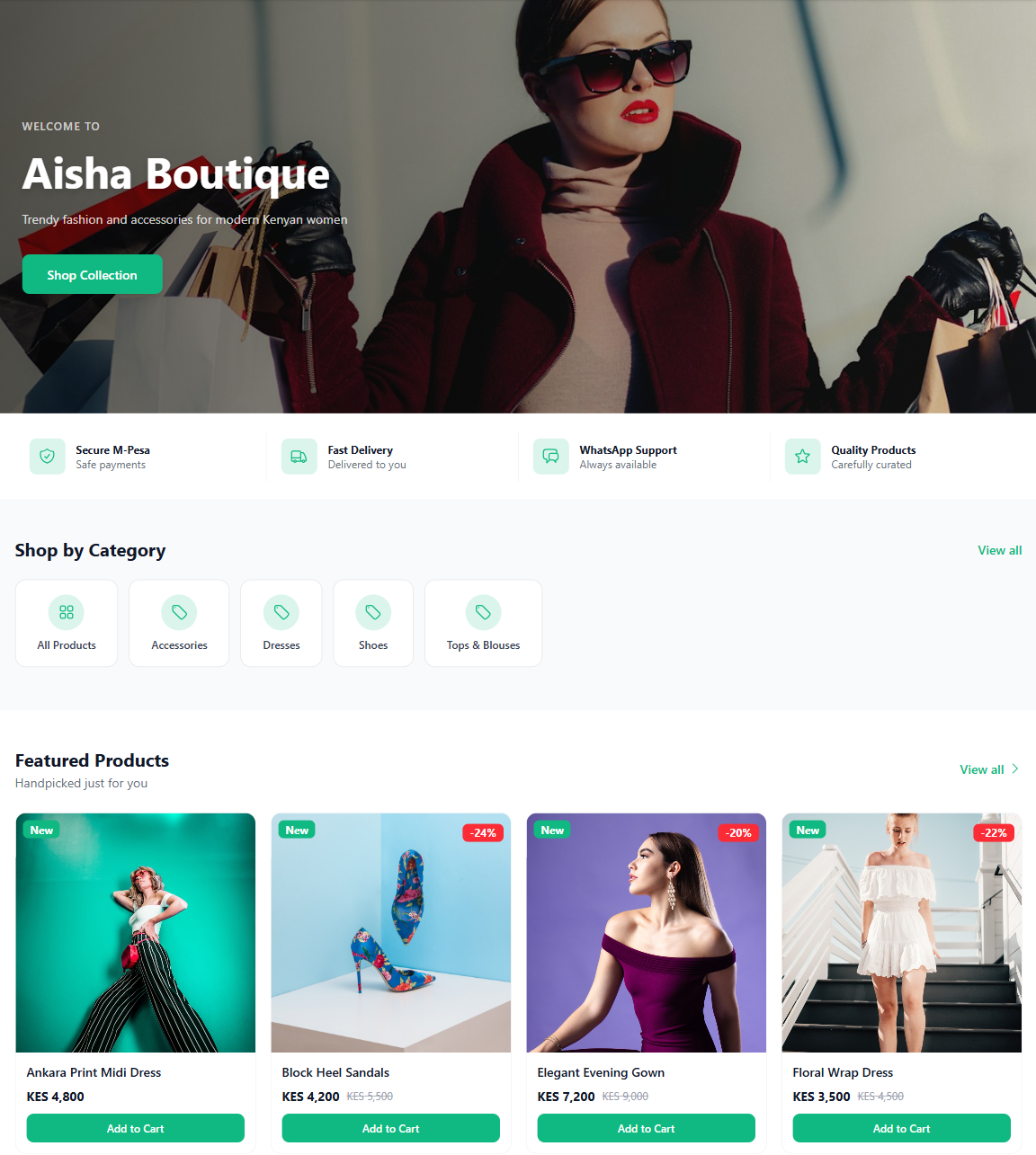 FlexiDuka storefront preview