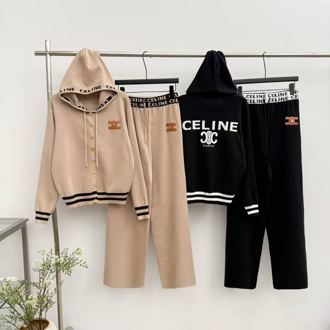 Knitted Hooded 2-Piece