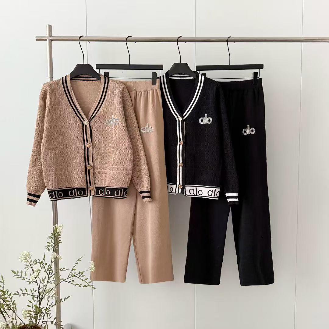 Knitted Button-Up 2-Piece