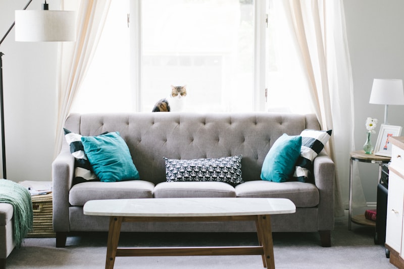 3-Seater Fabric Sofa